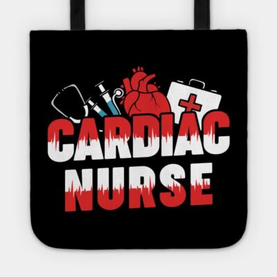 Cardiac Nurse Cardiovascular Nurses Heart Cardiolo Tote Official Nurse Merch