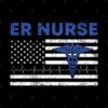 Emergency Room With American Flag Vintage Er Nurse Tote Official Nurse Merch