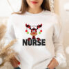 cute nurse christmas reno nursing reindeer xmas sweatshirt r 8knexh 1000 - Nurse Gift For You