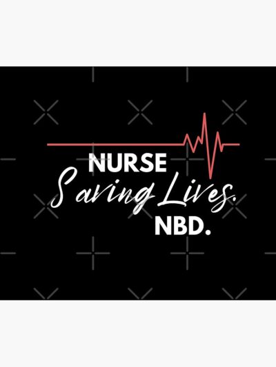 Nurse Saving Lives No Bid Deal Tapestry Official Nurse Merch