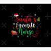 Santa'S Favorite Nurse, Christmas Santa Nurse, Funny Christmas Nurse Tapestry Official Nurse Merch