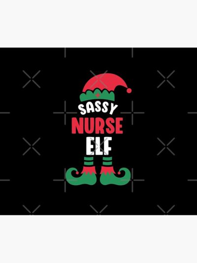 Sassy Nurse Elf - Nurse Christmas Tapestry Official Nurse Merch