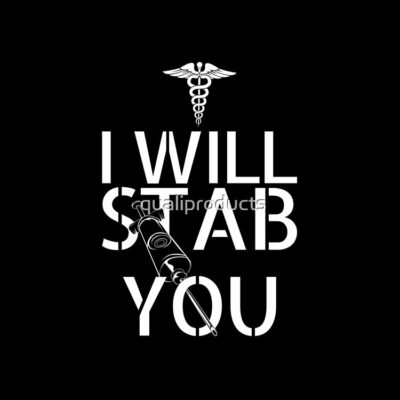 I Will Stab You Nurse Tote Bag Official Nurse Merch