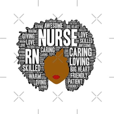 Afro Art Gift For Black Nurse Rn Lpn Tote Bag Official Nurse Merch