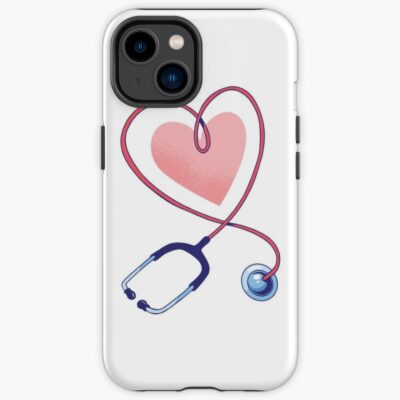 Stethoscope Heart Iphone Case Official Nurse Merch