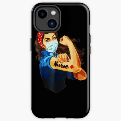 Strong Nurse Rosie Riveter Iphone Case Official Nurse Merch