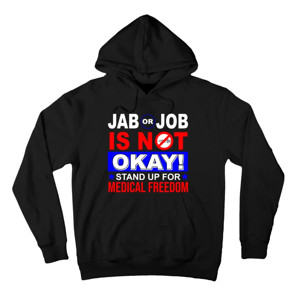 joj5175816 jab or job is not okay medical freedom nurses black afth garment - Nurse Gift For You