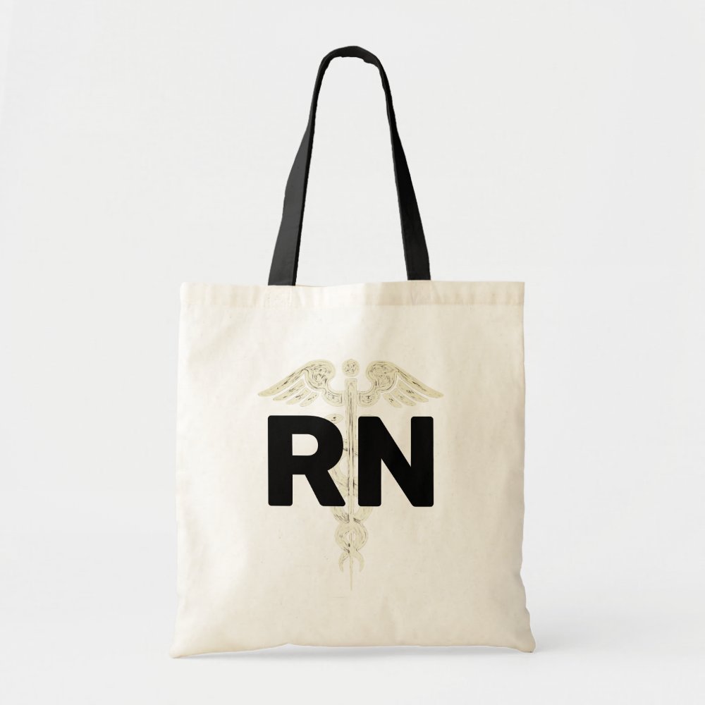 mens nursing rn caduceus symbol black tote bag r28cc403564e54569b28a70a77b40bab0 v9wtl 8byvr 1000 - Nurse Gift For You
