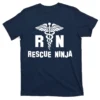 rescue ninja rn nurse navy at garment - Nurse Gift For You