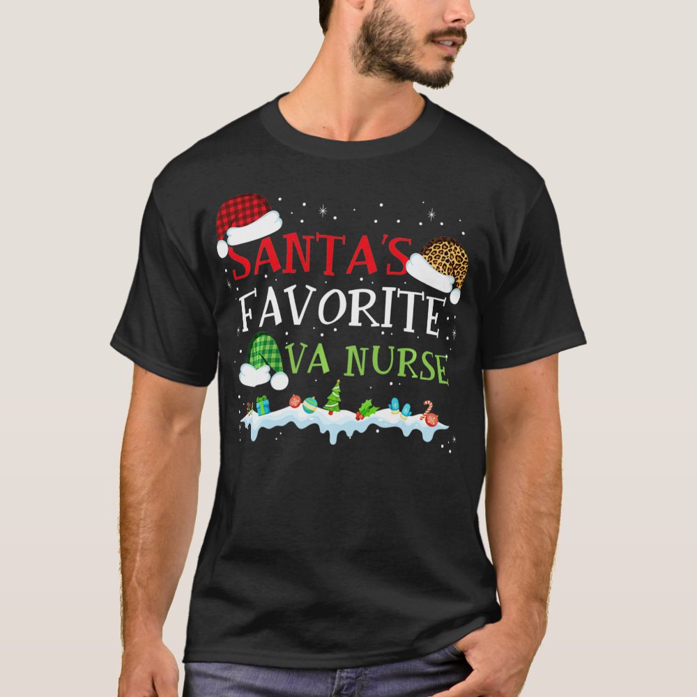 santas favorite va nurse funny christmas gift t shirt racb38e88461442119a8c596c252d3e9e k2gm8 1000 - Nurse Gift For You