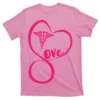 support love nurses pink at garment - Nurse Gift For You