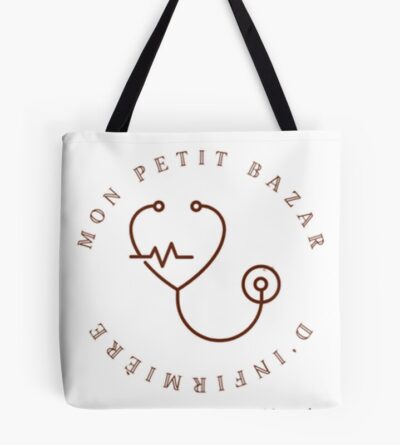 My Little Nurse Mess Tote Bag Cotton Tote Bag Tote Bag Official Nurse Merch