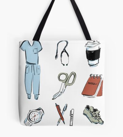 Nursing Essentials Tote Bag Official Nurse Merch