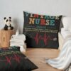 Vintage Nurse Definition Throw Pillow Official Nurse Merch