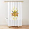 Psychiatric Nurse Sunshine Design Shower Curtain Official Nurse Merch