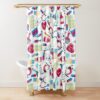 Medical Seamless Pattern Shower Curtain Official Nurse Merch