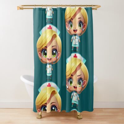 Nurse, Pediatric Nurse, Surgical Nurse Shower Curtain Official Nurse Merch