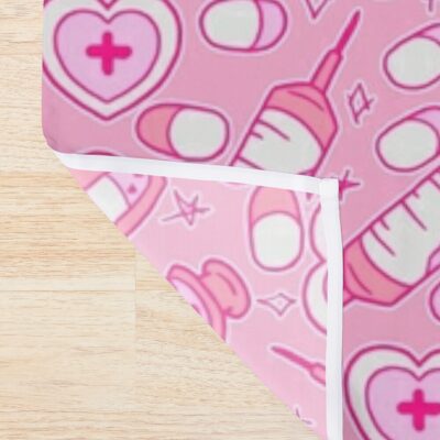 Medical Menhera On Bright Pink Shower Curtain Official Nurse Merch