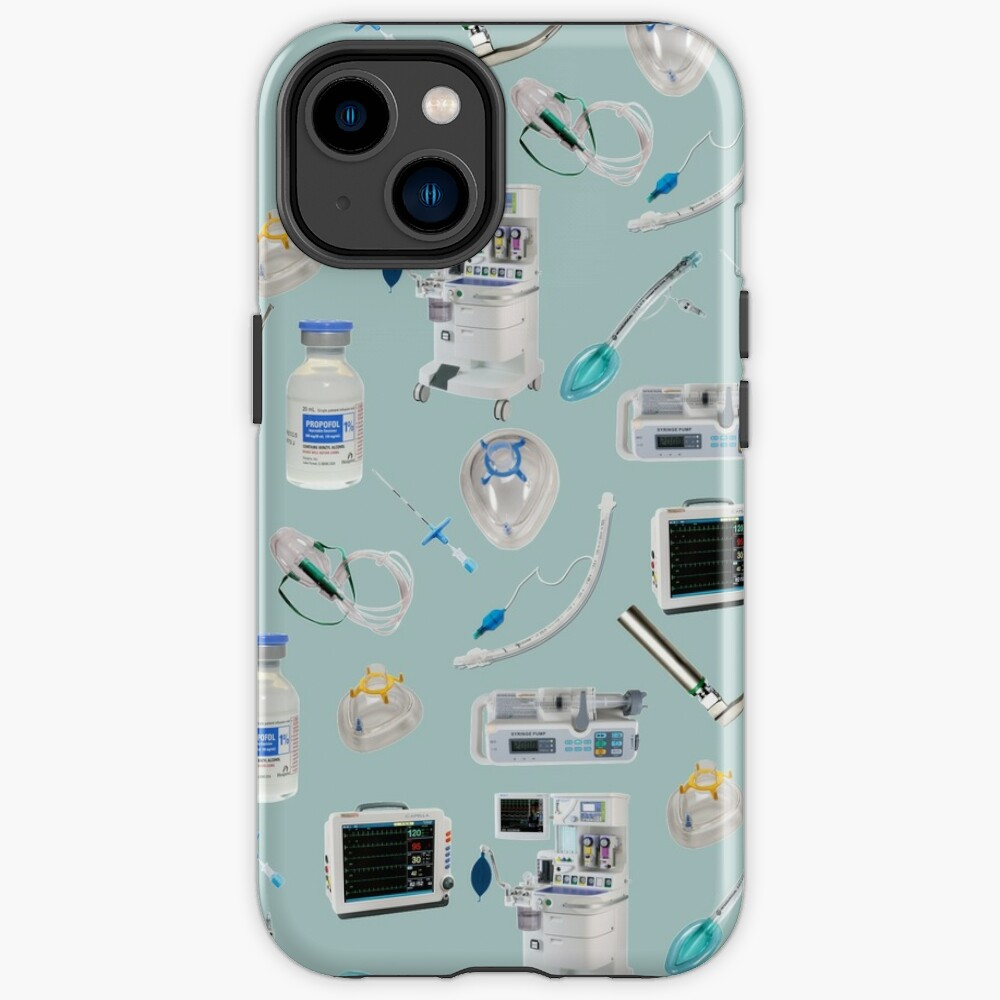 Tools Of The Trade Light Blue Anesthesia Anaesthesia Phonecase