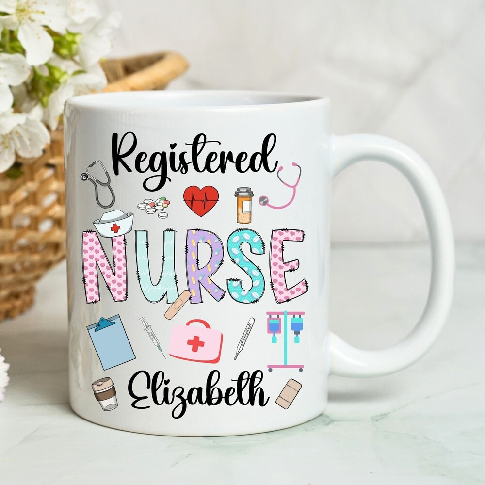 Personalized Registered Nurse Coffee Mug